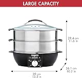 Magimix Multifunctional Electric Food Steamer 12.2L 2 Tiers Digital Display view 2