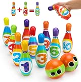 CITSKY Kids Bowling Set 3-6 Years Foam Bowling Bottle Ball Educational Toy