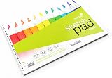 Silvine A3+ Wirebound Sketch Pad 60 Pages 170gsm Smooth Cartridge Paper view 2