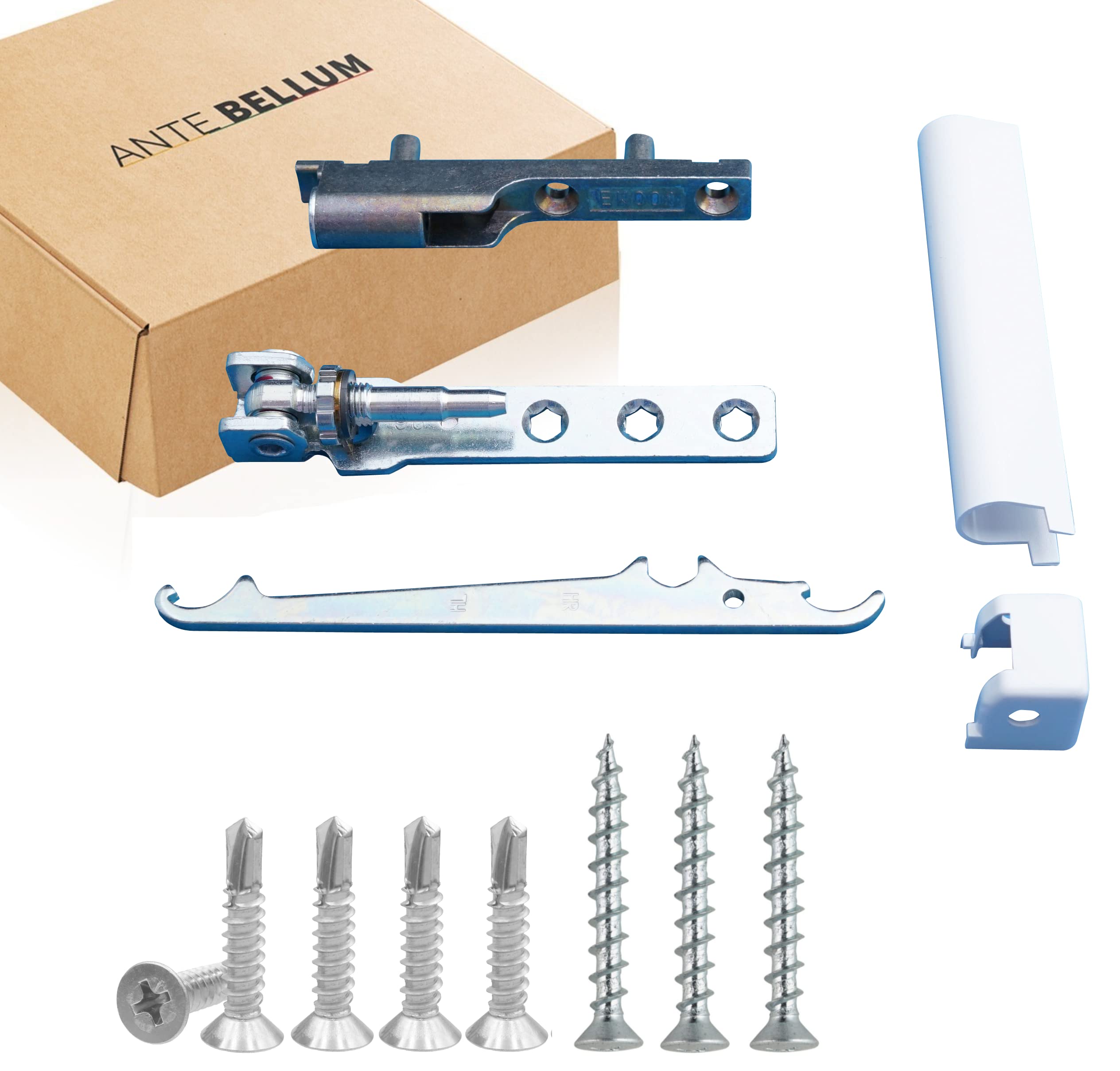 Si Aubi Siegenia Corner Bearing Repair Kit for Plastic and Wood EW001, EB005 with Ante Bellum® Mounting Material (Bottom)