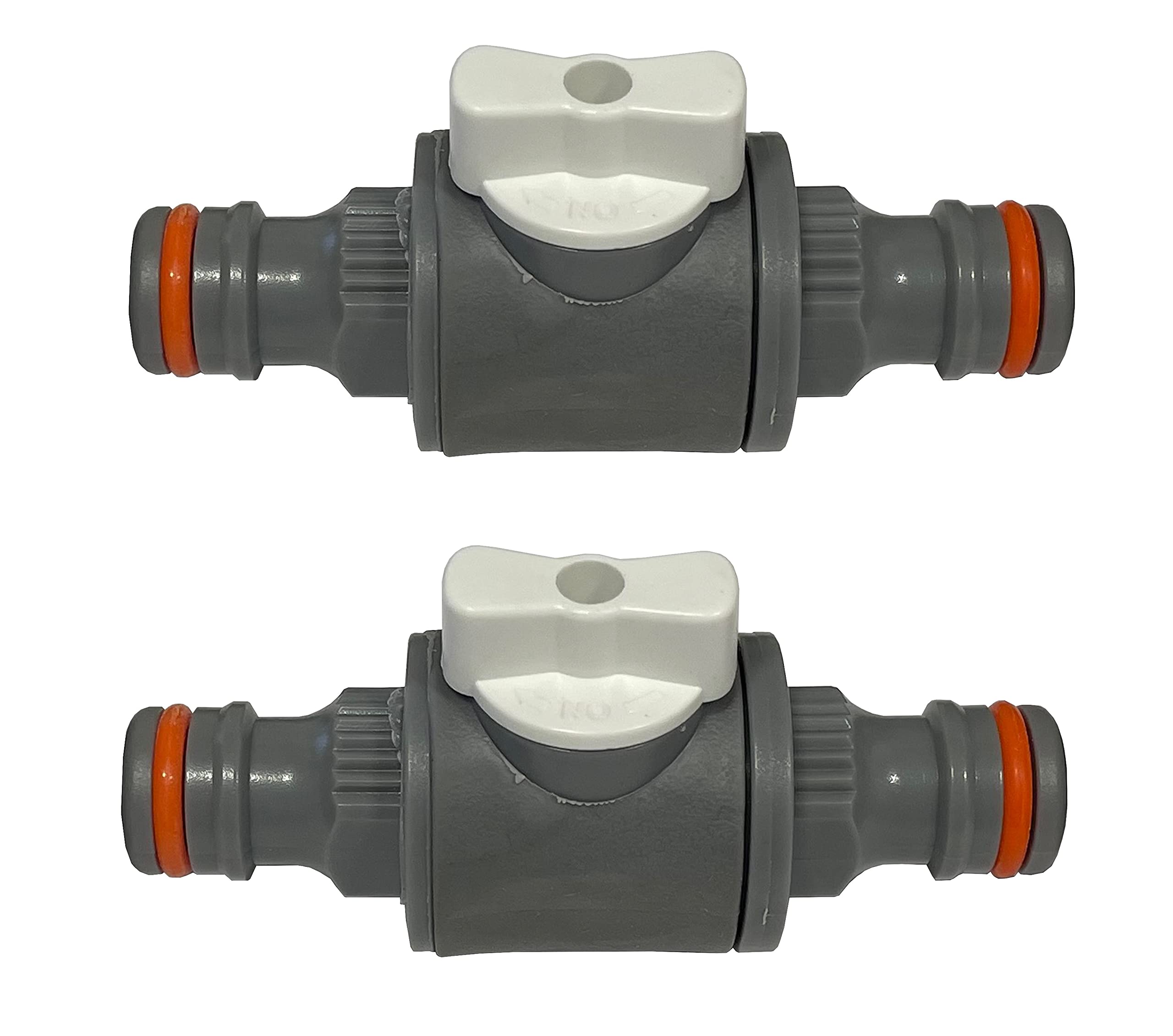 (Pack of 2) Quick Release Garden hosepipe/Irrigation line in line Shut Off valves,Controls The Flow of Water,Universal Garden Hose Connection,Watering Connector/Adaptor