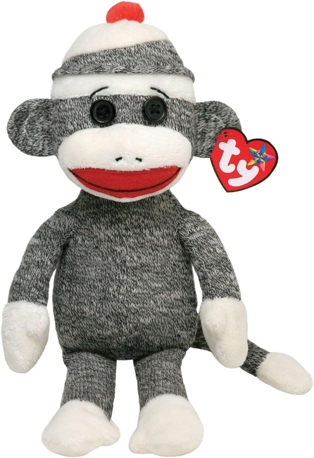 sock monkey beanie baby