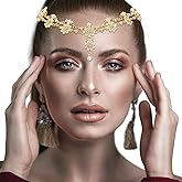 Head Chain Jewelry Headpiece Rhinestone Head Jewelry Wedding Headband Chain Headpiece Bohemian Style Rhinestone Headband Diam