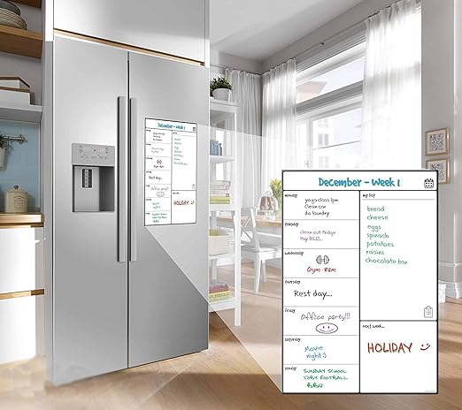 Rivenbert Pizarra magnética, Calendario para refrigerador ...