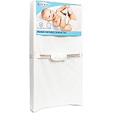 Graco Premium Contoured Baby Changing Pad | GREENGUARD Gold Certified, Water-Resistant, Ultra-Soft Buckle Cover, Fits Most Standard Changing Toppers, Non-Skid Bottom