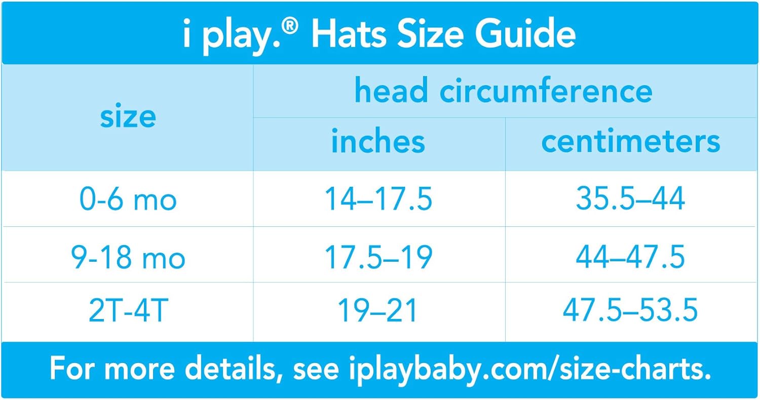 iplay hat size chart