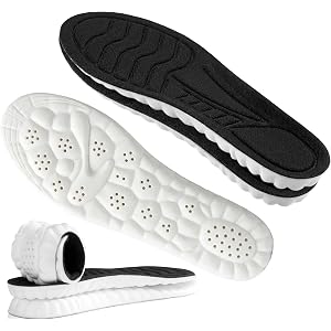4D Cloud Memory Foam Insoles for Men & Women, Shoe Inserts for All-Day Standing, Arch Support for Plantar Fasciitis & Foot Pa