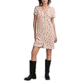 Lucky Brand Womens Lucky Brand Women's Mini Short Sleeve Slip Dress