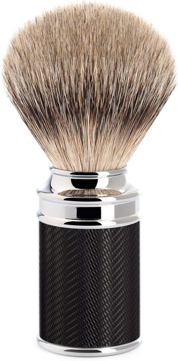 MÜHLE Traditional Silvertip Badger Shaving Brush, Black, 1 Stück (1er Pack)