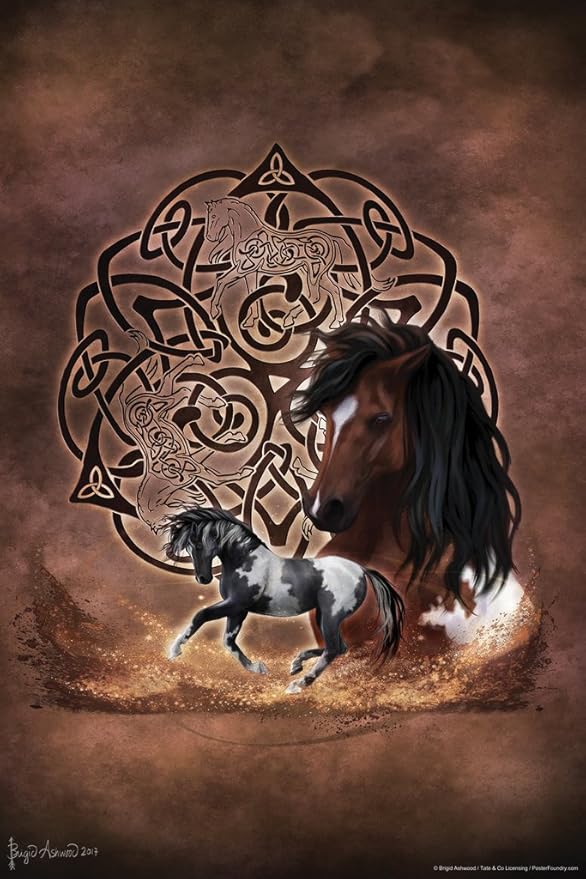 Celtic Horse by Brigid Ashwood Cool Wall Decor