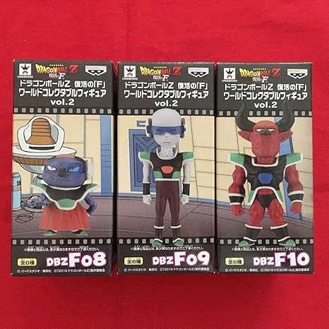 Amazon ドラゴンボール ワールドコレクタブルフィギュア 復活のf Vol 2 ソルべ タゴマ シサミ 3種セット ワーコレ Wcf フィギュア ドール 通販