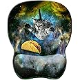 Ergonomic Mouse Pad with Wrist Support | Cute Mouse Pads with Non-Slip PU Base | for Home Office Working Studying Easy Typing & Pain Relief | Cute Cat Mousepad
