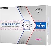 Callaway Golf Supersoft Golf Balls (2023 Version, Pink Splatter)