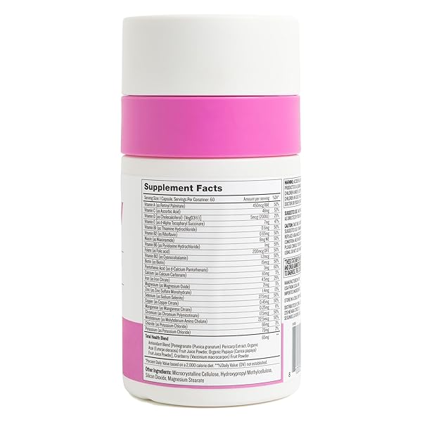 HEALTH BY HABIT WOMENS MULTI SUPPLEMENT (60 CAPSULES) – 23 ESSENTIAL VITAMINS AND MINERALS, SUPPORTS GENERAL HEALTH & WELLNESS, NON-GMO, SUGAR FREE (1 PACK)