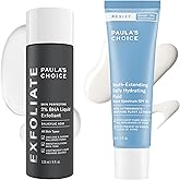 Paula's Choice SKIN PERFECTING 2% BHA Liquid Exfoliant, Salicylic Acid Facial Exfoliator for Enlarged Pores & RESIST Daily Hydrating Fluid Face Moisturizer with SPF 50 Sunscreen