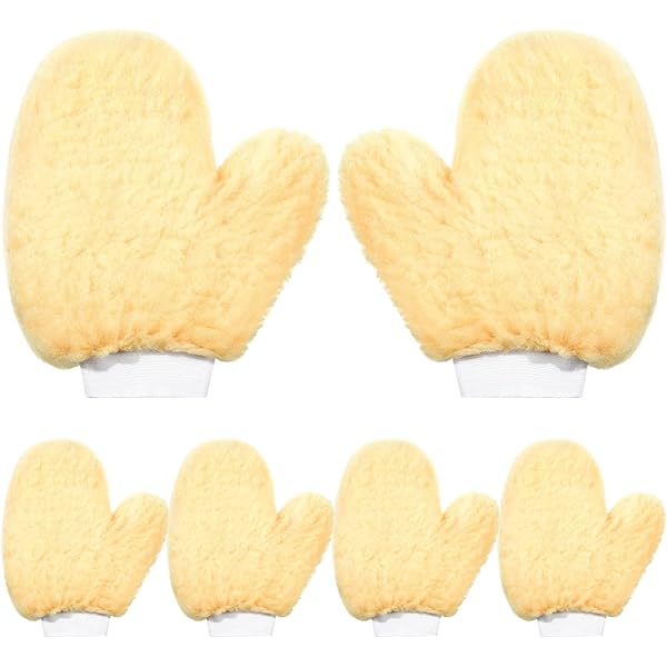 thumbnail image 2 of Clay Mitt 6 Pcs Microfiber Terry Weave Mitt With Thumb For Cars Paint Mitt Wash Mitt Microfiber Mitt Paint Gloves Car Washing Painting Gloves Terry Dusting Mitt (Blue Clay Bar Mitt 2 of 14