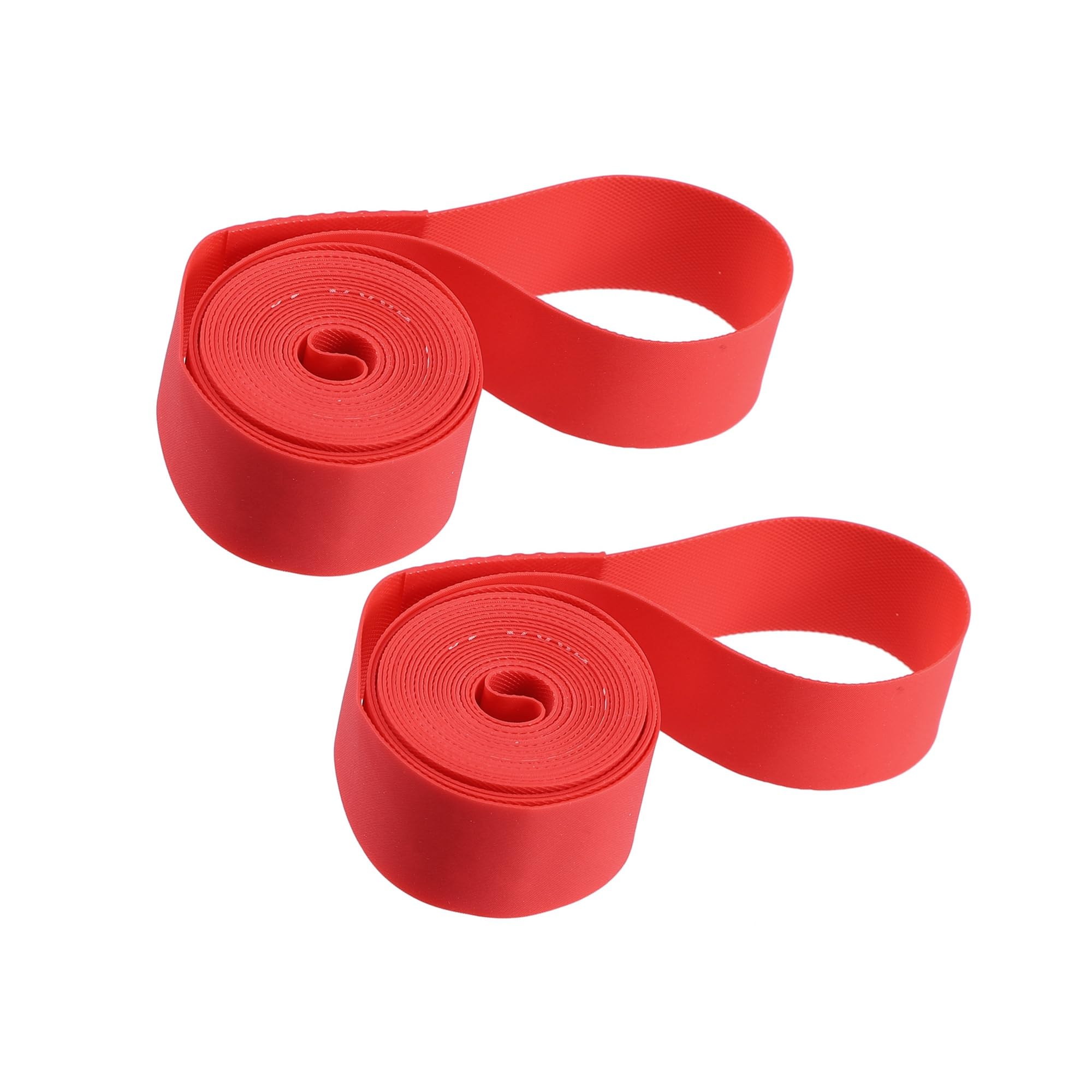 Hihaha 700C 27" Bike Wheel Rim Strip Rim Tape Liner Tube Band PVC Red Pair Durable Material