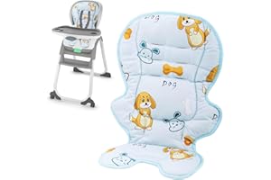 RUNHIKE High Chair Cover Replacement Compatible with Ingenuity-Soft Cushion with Anti-Slip Pad and Protecting Water Spills