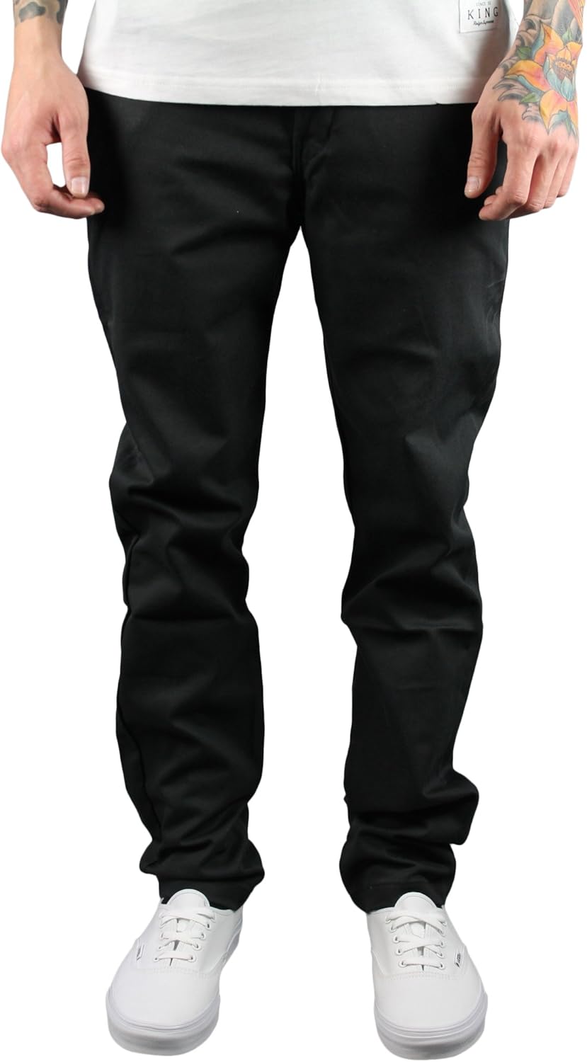 Dickies WP803 Slim Skinny Work Pants Black Trousers Chinos Amazon.co