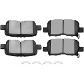 SCITOO D865 Rear Ceramic Brake Pads Sets | Fit For Acura For MDX 2001-2006,For Honda For Odyssey 2002-2004,For Honda For Pilot 2003-2008