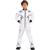 Kid's Astronaut Costume White Astronaut Jumpsuit Costume for Kids