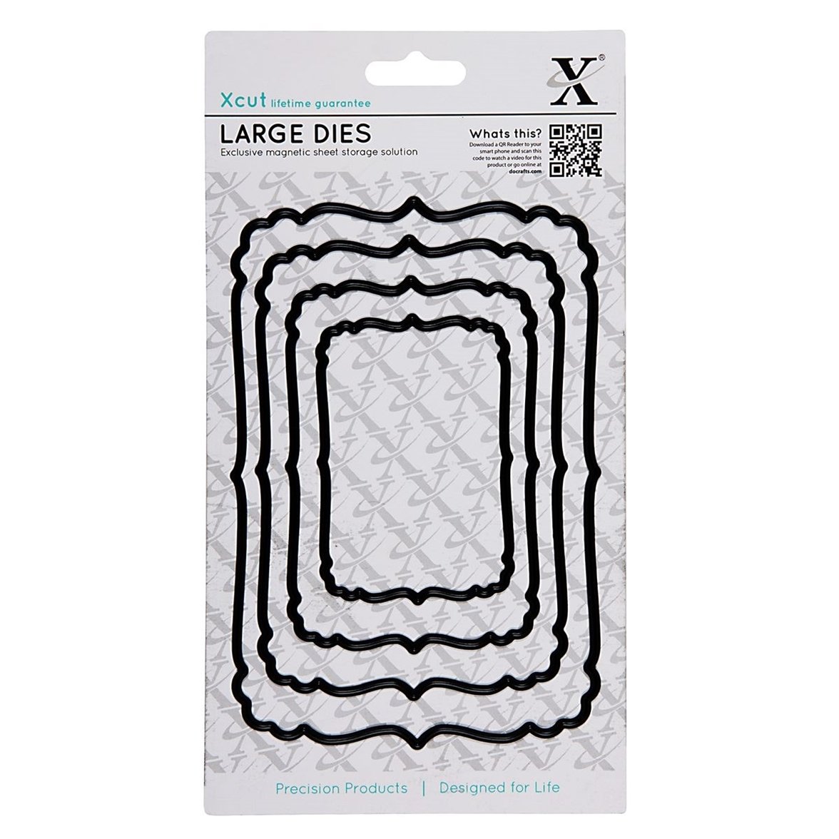 Xcut Nesting Dies, Rectangle Paranthesis, Carbon Steel, Art Craft, Cutting Tool Supplies, For Beautiful Decoration, Card Making, Gift Tag, Wrapping, Scrapbooking, Invitation Making, Crafters Companion