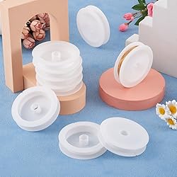 Craftdady 50Pcs Empty Plastic Wire Spools 2.64" in