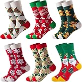 DRASEX Men's Colorful Dress Socks Novelty Funny Fancy Funky Pattern Combed Cotton Casual Crazy Crew Socks