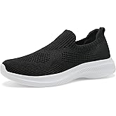 Casbeam Womens Running Shoes Ladies Slip on Tennis Walking Sneakers Lightweight Breathable Comfort Work Gym Trainers Stylish Shoes
