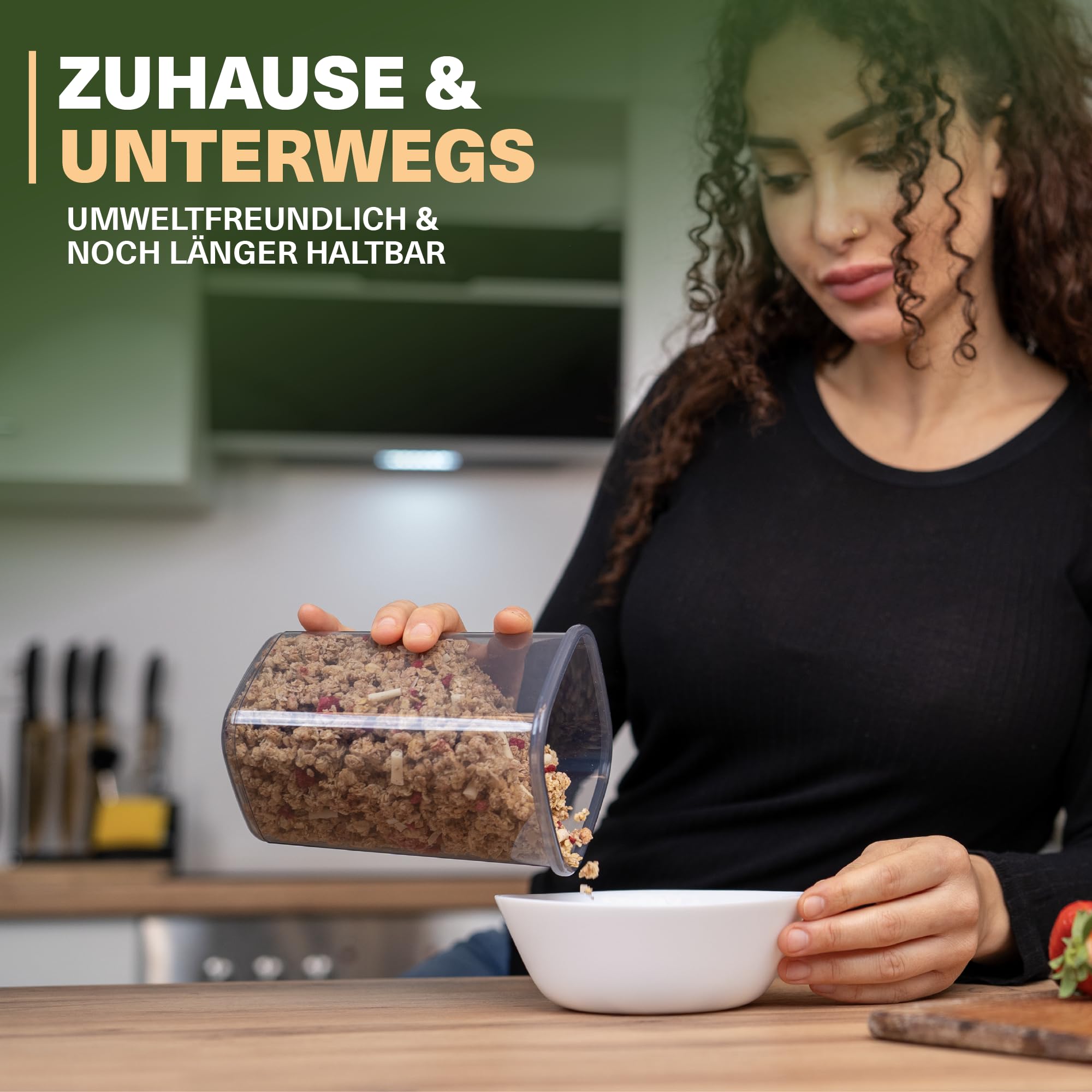 Viwares Vorratsdosen mit Deckel Luftdicht, 12er Vorratsbehälter Set BPA-Frei, Vorratsdose zur Müsli Mehl Aufbewahrung Küche, Praktische Organizer Küche, Frischhaltedosen für Lebensmittelaufbewahrung 9