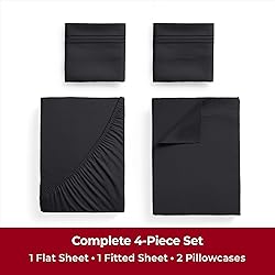 Mellanni Iconic Twin XL Sheet Set - 4-Piece Bed