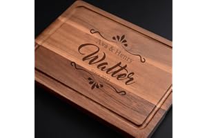 Personalized Cutting Board, Custom Engraved Wood Charcuterie Board - Best Present for Wedding, Bridal Shower, Engagement, Ann