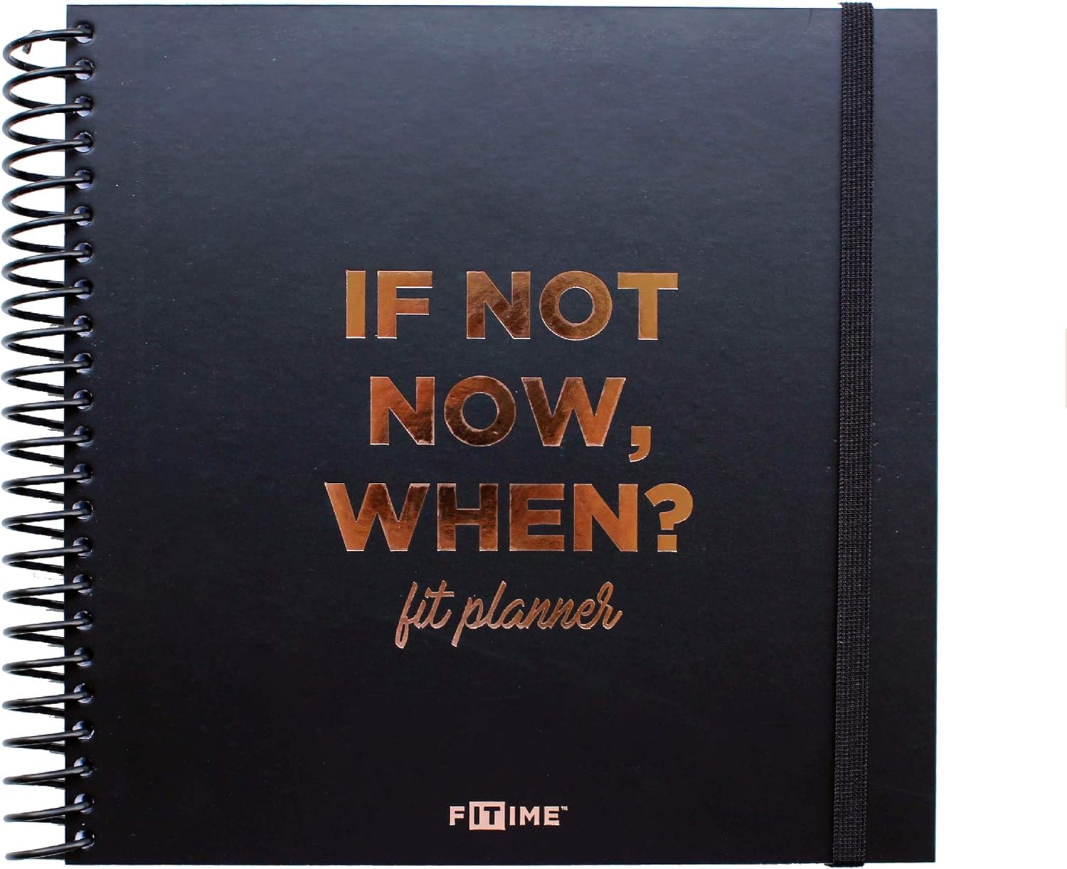 FITIME Fit Planner: Fitness Journal and Planner for Workouts, Weight Loss, Exercise & Meal prep.(Black) : Sports & Outdoors