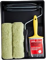 ProDec 9 Inch 5 Piece Masonry Paint Roller Frame Brush Tray Set Heavy Duty view 5