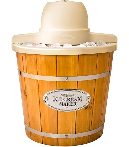 Amazon.com: AMERIHOME ICM6C 6-Quart Old Fashion Ice Cream Maker
