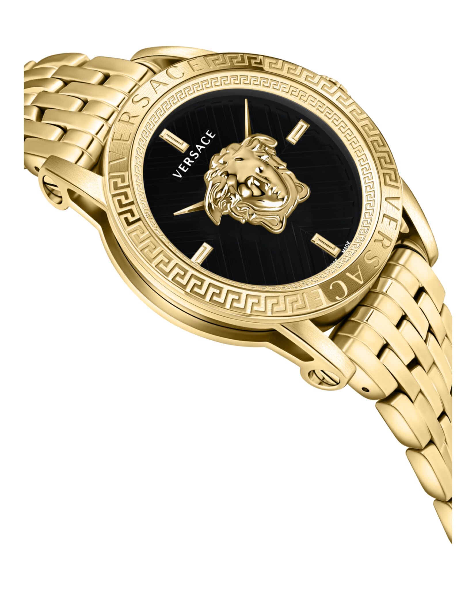 Versace V-Code Collection Luxury Mens Watch Timepiece