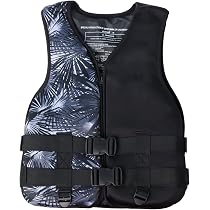 Gilet De Sauvetage Adulte/enfant Réglable - Tissu Oxford, Flottabilité Haute Densité, Avec Sifflet