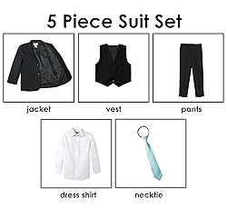 Spring Notion Big Boys' Modern Fit Dress Suit Set