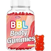 Auranic 60 Counts BBL Gummies for Bigger Butt Growth and Hips, Herbal Extracts for Women Booty Natural Curvy Body Buttocks Lift Up Enhancer, Hip Butt Enhancing Fast Gummy