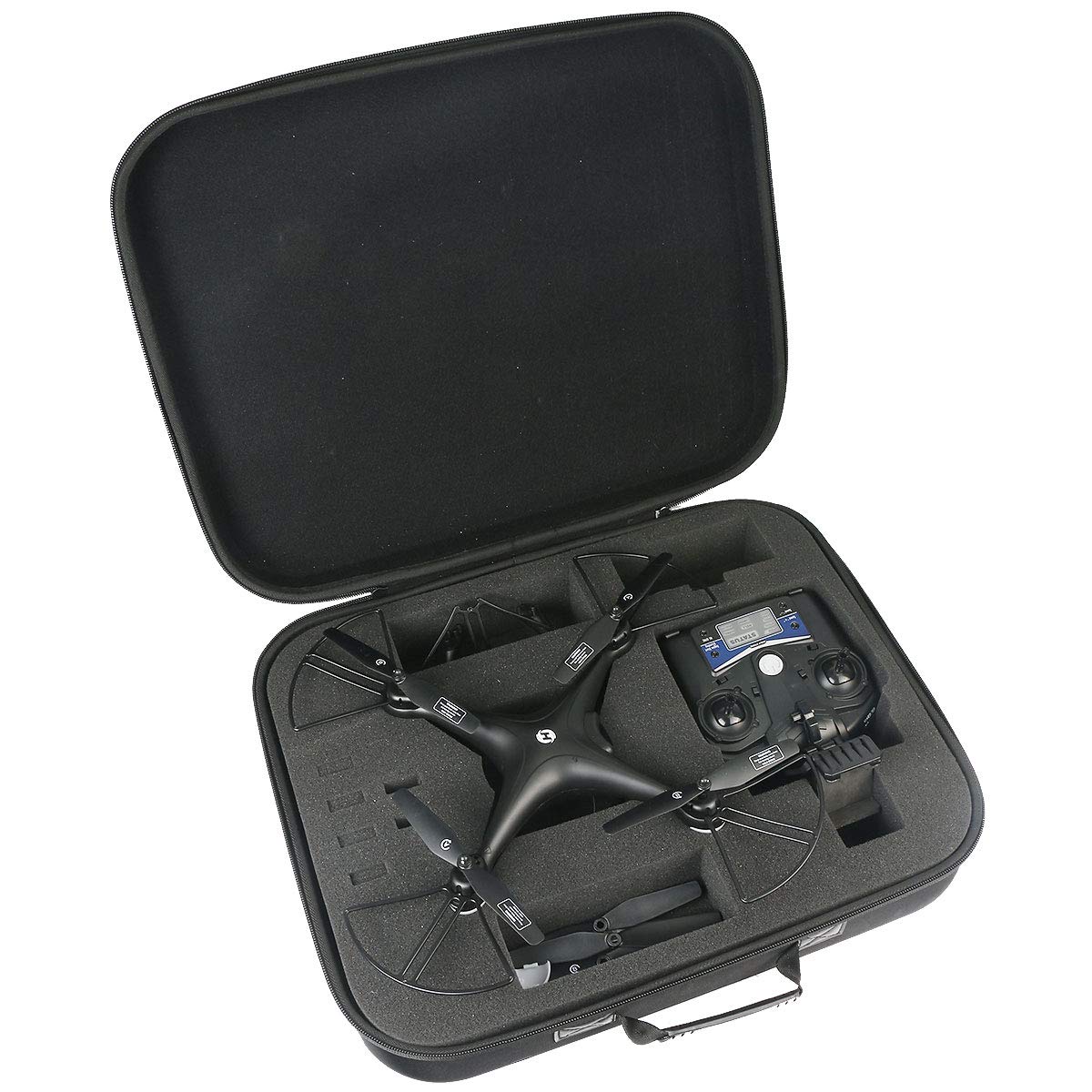 co2CREA Hard Travel Case for Holy Stone HS110D / HS110G GPS FPV Foldable Drone(Case Only,Excluding Drone)