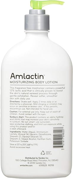 aha 12 body lotion