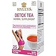 Hyleys Detox Tea for Cleanse – Black Tea with Ginger, Honey & Cinnamon – 25 Tea Bags (1 Pack) – Supports Digestion, Detox & Bloating Relief (12 Pack - 300 Tea Bags Total)