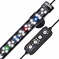 SEAOURA Submersible Aquarium Light for Fish Tanks, 24/7 Cycle Light with Timer, Full Spectrum+7 Single Colors, Auto On/Off, Adjustable Brightness (26.8 Inch for 28-54inch Tanks)