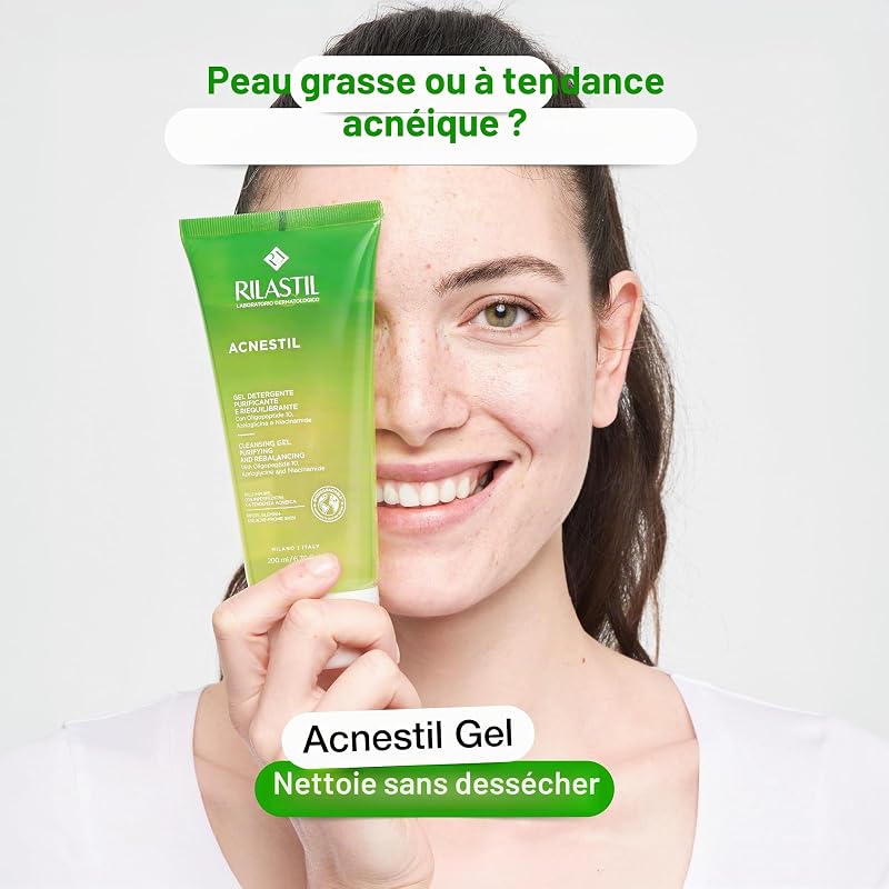 Acnestil Gel Anti-Imperfecciones, pieles mixtas o grasas con tendencia acneica, 200 g