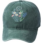 Green Dad Hat Men Women Embroidered Baseball Cap Low Profile Father's Day Snapback Hat Vintage Adjustable Washed Unisex