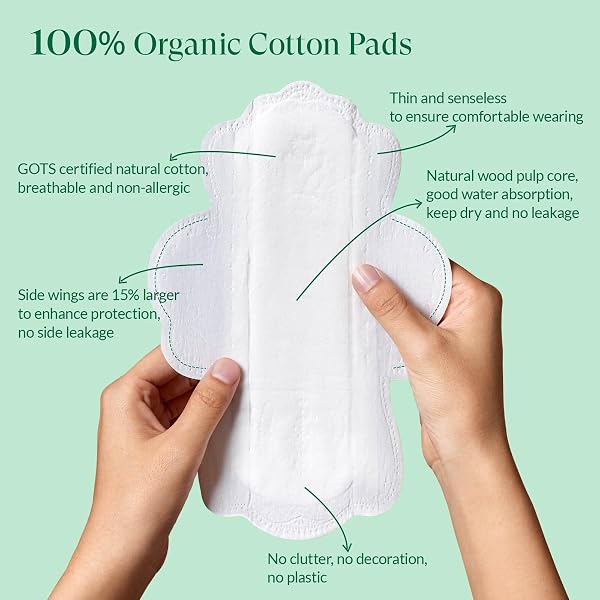 RPE LIFE FEMININE CARE BUNDLE, PERIOD ESSENTIALS 100% ORGANIC COTTON PADS FOR WOMEN, SIZE 2,3,5 SANITARY NAPKINS 124 CT, FLUSHABLE GENTLE FEMININE WET WIPES, PLANT-BASED SOOTHING FEMININE WASH