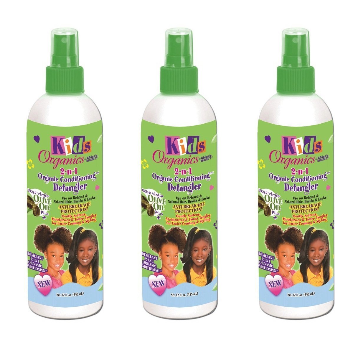 Amazon Com Pack Of 3 Africa S Best Kids Organics 2 In 1