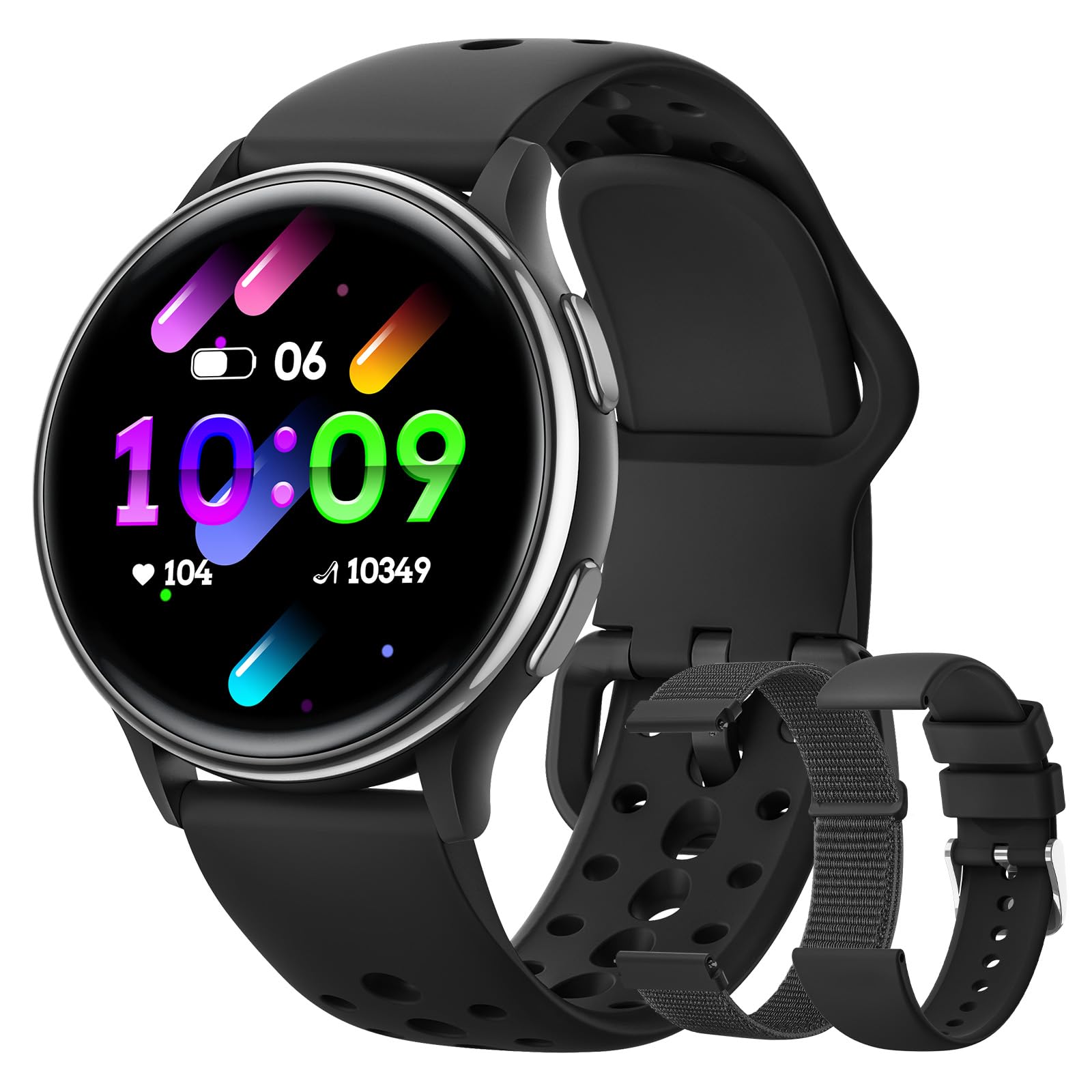 Photo 1 of DEKELIFE Smart Watches for Women & Men(Answer/Make Calls), IP68 Waterproof Fitness Tracker Smartwatchfor Android & iPhone, Activity Smart Watch with 24/7 Heart Rate/Sleep Monitor/400+ Watch Face