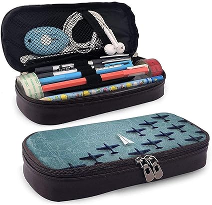 Bolígrafo Bolígrafo Estuche Porta Papelería Caja (Avión): Amazon.es: Oficina y papelería