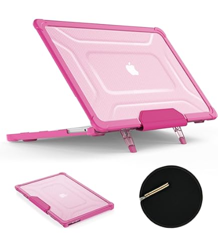 MEEgoodo Case For MacBook Air 15 Inch M4/M3/M2 2025 2024 2023, Case Fit Model (A3241/A3114/A2941) For MacBook Air 15-inch, Laptop With Keyboard & Camera Cover & OTG Adapter, Bumblebee & Leaves - View #5